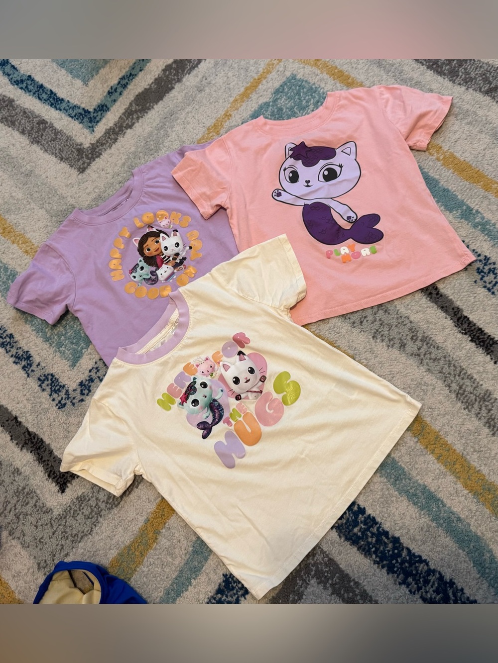H&M kids Gabby’s Dollhouse 3 pack short sleeve tees 5T/6